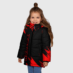 Куртка зимняя для девочки Roblox, цвет: 3D-красный — фото 2