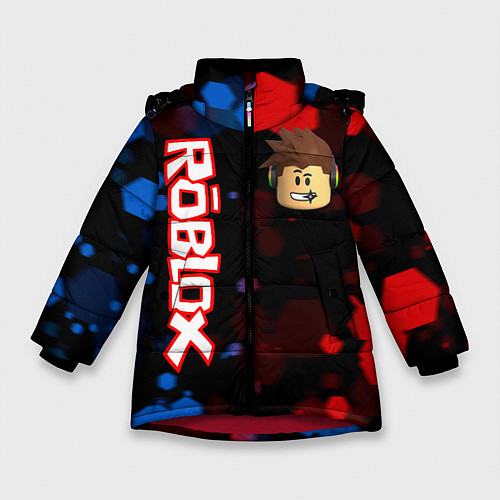 Зимняя куртка для девочки ROBLOX / 3D-Красный – фото 1