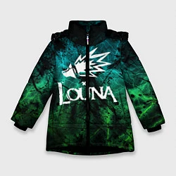 Куртка зимняя для девочки Louna, цвет: 3D-черный