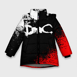 Куртка зимняя для девочки DEVIL MAY CRY DMC, цвет: 3D-светло-серый