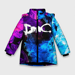 Куртка зимняя для девочки DEVIL MAY CRY DMC, цвет: 3D-черный