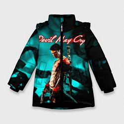 Куртка зимняя для девочки DEVIL MAY CRY, цвет: 3D-черный
