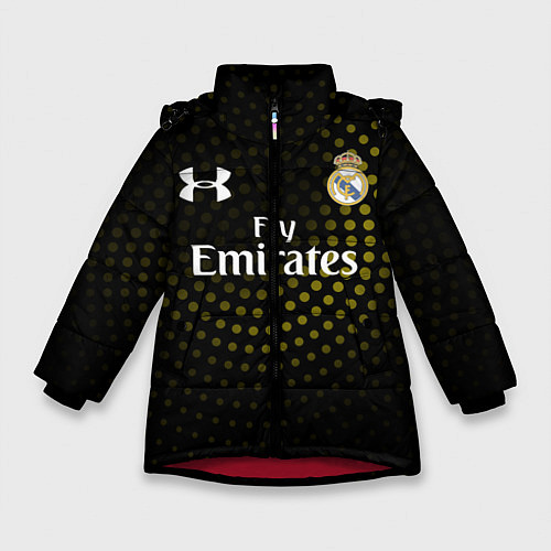 Зимняя куртка для девочки Real Madrid / 3D-Красный – фото 1