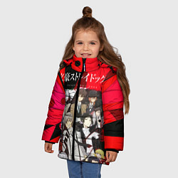 Куртка зимняя для девочки Bungou Stray Dogs, цвет: 3D-черный — фото 2