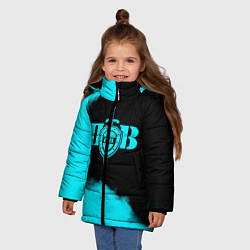 Куртка зимняя для девочки Пограничные Войска, цвет: 3D-светло-серый — фото 2
