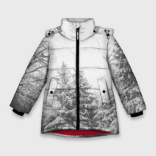 Зимняя куртка для девочки Winter Storm / 3D-Красный – фото 1