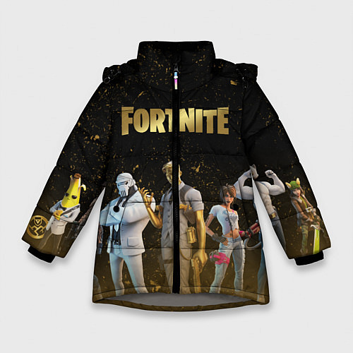 Зимняя куртка для девочки FORTNITE 2 СЕЗОН ГЛАВА 2 / 3D-Светло-серый – фото 1