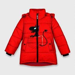Куртка зимняя для девочки Disenchantment, цвет: 3D-красный