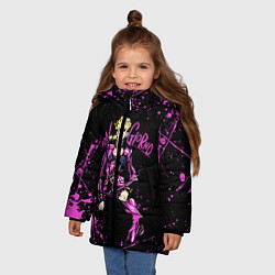 Куртка зимняя для девочки JOJOS BIZARRE ADVENTURE, цвет: 3D-черный — фото 2