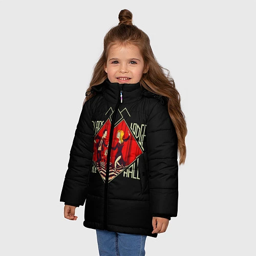 Зимняя куртка для девочки Twin Peaks / 3D-Светло-серый – фото 3