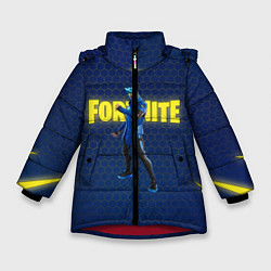 Куртка зимняя для девочки FORTNITE NINJA, цвет: 3D-красный