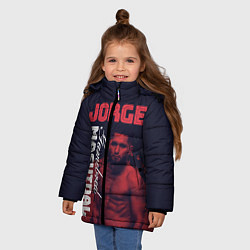 Куртка зимняя для девочки Jorge Masvidal, цвет: 3D-красный — фото 2