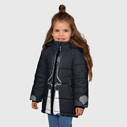 Куртка зимняя для девочки Полет в никуда, цвет: 3D-светло-серый — фото 2