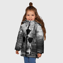 Куртка зимняя для девочки СТАЛКЕР-ЧЕРНОБЫЛЬ, цвет: 3D-светло-серый — фото 2