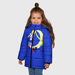 Куртка зимняя для девочки СЕЙЛОР И КИСА, цвет: 3D-красный — фото 2