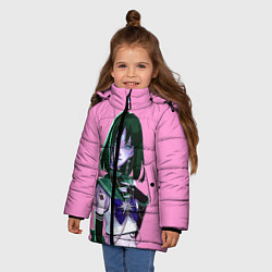 Куртка зимняя для девочки SAILOR MOON, цвет: 3D-светло-серый — фото 2