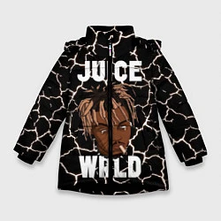 Куртка зимняя для девочки Juice WRLD, цвет: 3D-черный