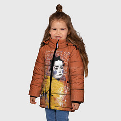 Куртка зимняя для девочки Bjork цвета 3D-черный — фото 2