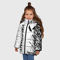 Куртка зимняя для девочки VALORANT, цвет: 3D-светло-серый — фото 2