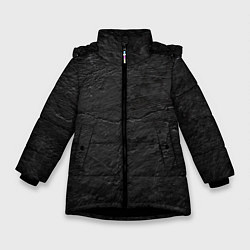Куртка зимняя для девочки BLACK GRUNGE, цвет: 3D-черный