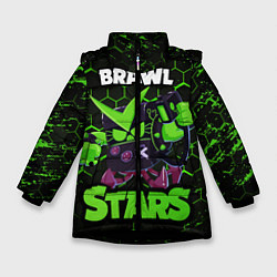 Зимняя куртка для девочки BRAWL STARS VIRUS 8 BIT