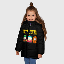 Куртка зимняя для девочки South Park, цвет: 3D-красный — фото 2