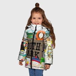 Куртка зимняя для девочки ЮЖНЫЙ ПАРК, цвет: 3D-светло-серый — фото 2