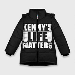 Куртка зимняя для девочки KENNYS LIFE MATTERS, цвет: 3D-черный
