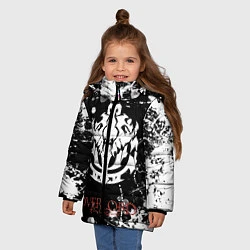 Куртка зимняя для девочки OVERLORD, цвет: 3D-черный — фото 2