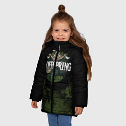 Куртка зимняя для девочки Offspring, цвет: 3D-черный — фото 2