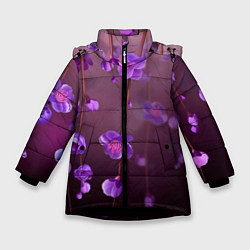 Куртка зимняя для девочки Весна 2020, цвет: 3D-черный