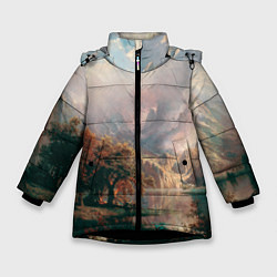 Куртка зимняя для девочки Rocky Mountain, цвет: 3D-черный