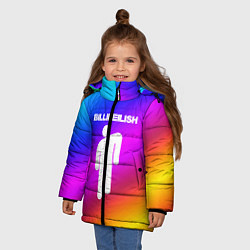 Куртка зимняя для девочки BILLIE ELLISH 2020, цвет: 3D-черный — фото 2