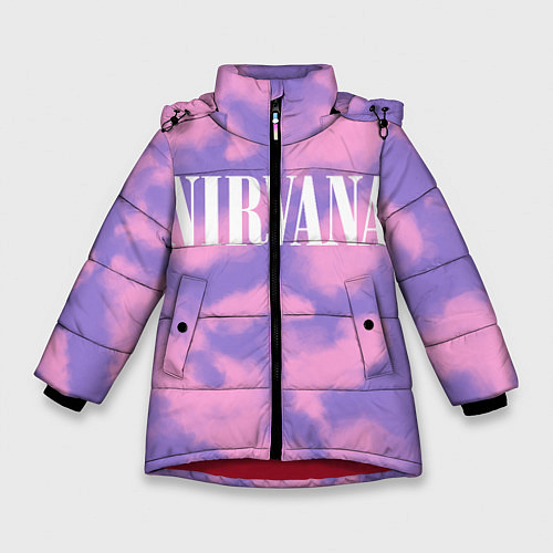 Зимняя куртка для девочки NIRVANA / 3D-Красный – фото 1