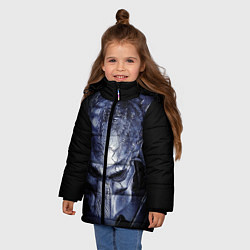 Куртка зимняя для девочки PREDATOR, цвет: 3D-светло-серый — фото 2