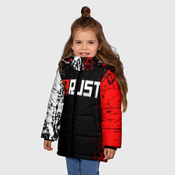 Куртка зимняя для девочки RUST, цвет: 3D-светло-серый — фото 2