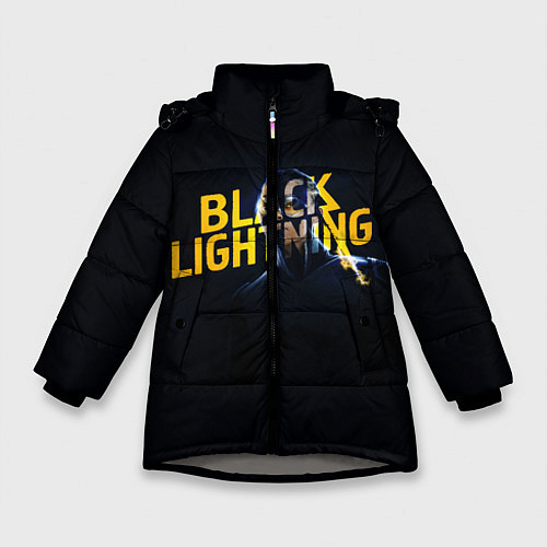 Зимняя куртка для девочки Black Lightning - Thunder / 3D-Светло-серый – фото 1