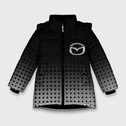 Куртка зимняя для девочки Mazda, цвет: 3D-черный
