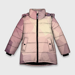 Куртка зимняя для девочки Пикси кристаллы, цвет: 3D-черный