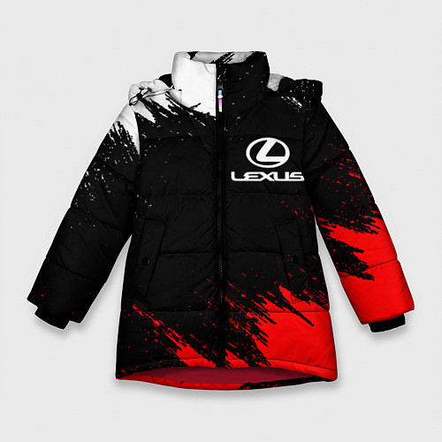 Зимняя куртка для девочки LEXUS / 3D-Красный – фото 1