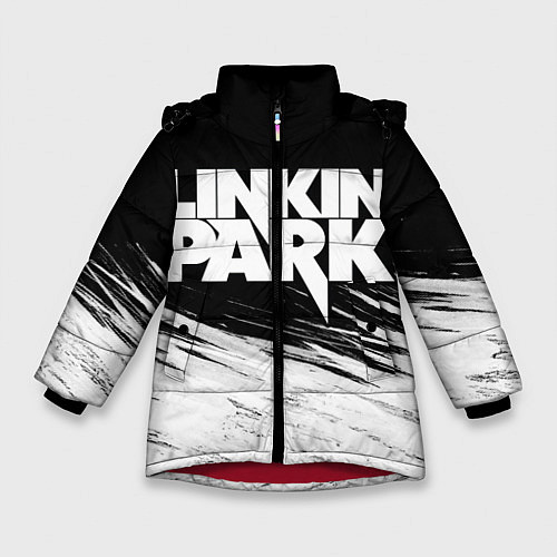 Зимняя куртка для девочки LINKIN PARK 9 / 3D-Красный – фото 1