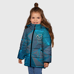 Куртка зимняя для девочки MAZDA, цвет: 3D-красный — фото 2
