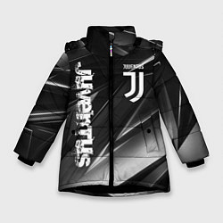 Куртка зимняя для девочки JUVENTUS, цвет: 3D-черный