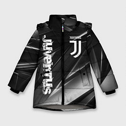 Куртка зимняя для девочки JUVENTUS, цвет: 3D-светло-серый