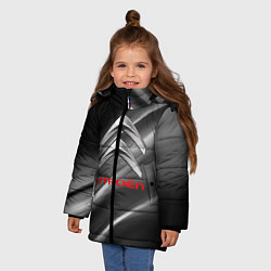Куртка зимняя для девочки CITROEN, цвет: 3D-красный — фото 2