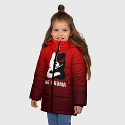 Куртка зимняя для девочки Monokuma, цвет: 3D-красный — фото 2