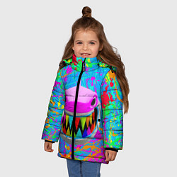 Куртка зимняя для девочки 6IX9INE GOOBA, цвет: 3D-красный — фото 2