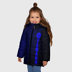 Куртка зимняя для девочки Yamaha Z, цвет: 3D-черный — фото 2
