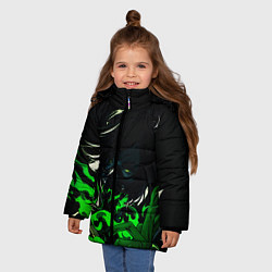 Куртка зимняя для девочки VALORANT VIPER, цвет: 3D-красный — фото 2
