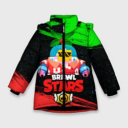 Куртка зимняя для девочки BRAWL STARS NEW SPROUT 8, цвет: 3D-черный